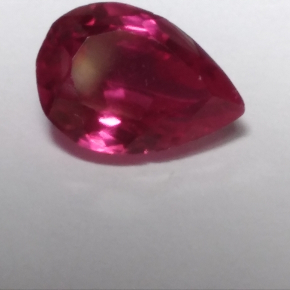 2.25 CT Natural Red Ruby Pear Shaped - Picture 2 of 6